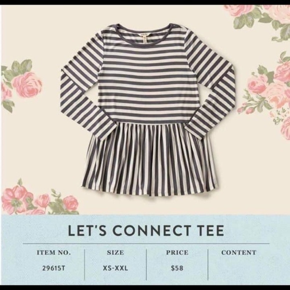 MATILDA JANE Let’s Go Together Let’s Connect Tee, Size Small, GUC. - Picture 7 of 9